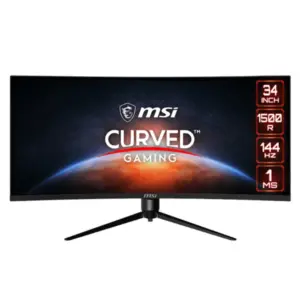 مانیتور خمیده گیمینگ 34 اینچ ام اس آی مدل Optix MAG342CQPV