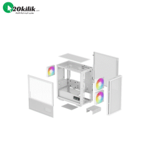 کیس کامپیوتر دیپ کول مدل CH360 DIGITAL WH