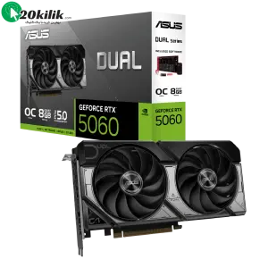 کارت گرافیک ایسوس مدل Dual GeForce RTX 5060 8GB GDDR7 OC Edition