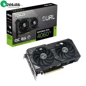 کارت گرافیک ایسوس مدل Dual GeForce RTX 4060 Ti OC Edition 8GB GDDR6