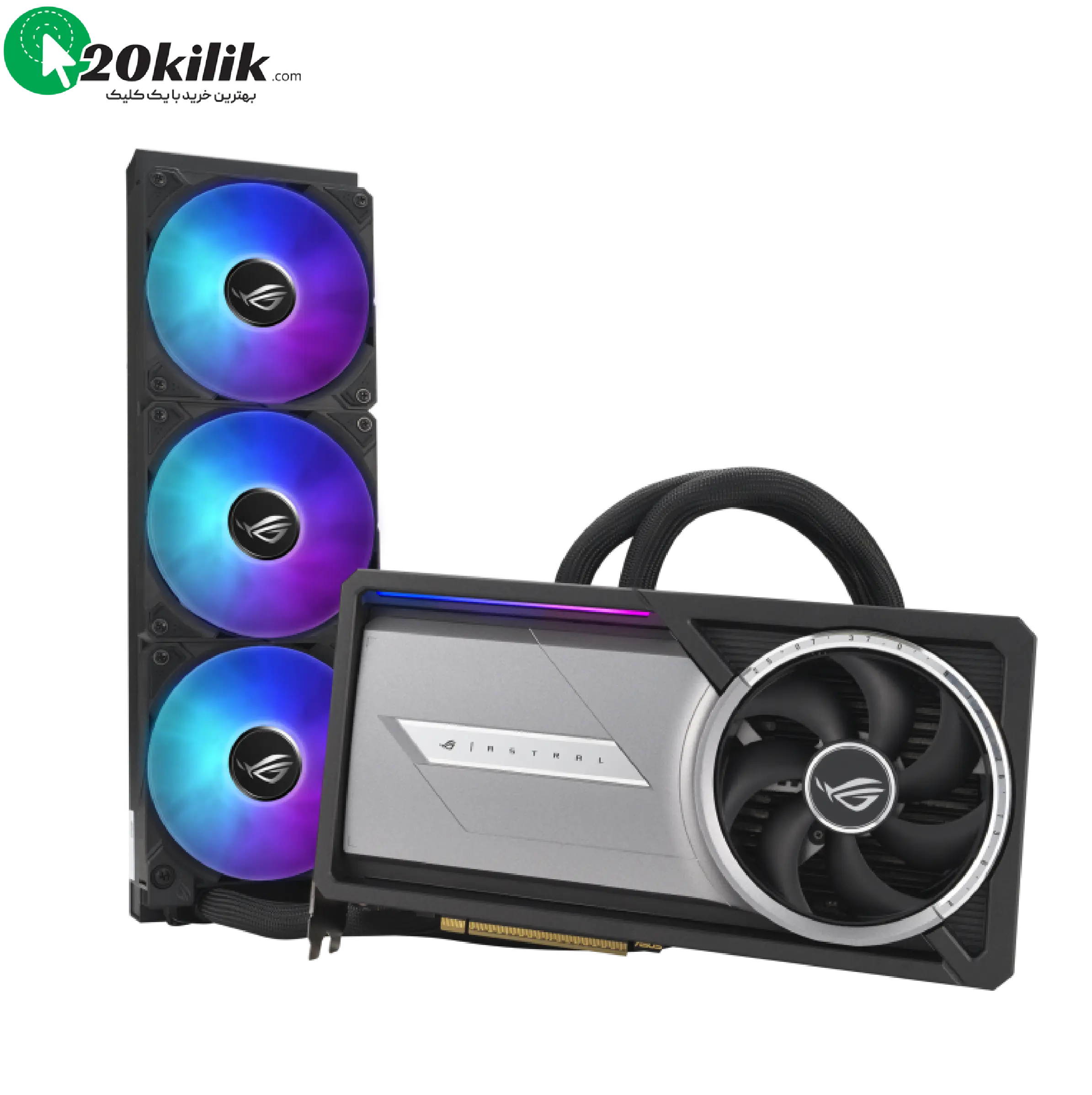 کارت گرافیک ایسوس مدل ROG Astral LC GeForce RTX 5090 32GB GDDR7 OC Edition کارت گرافیک ایسوس مدل ROG Astral LC GeForce RTX 5090 32GB GDDR7 OC Edition - تصویر 2