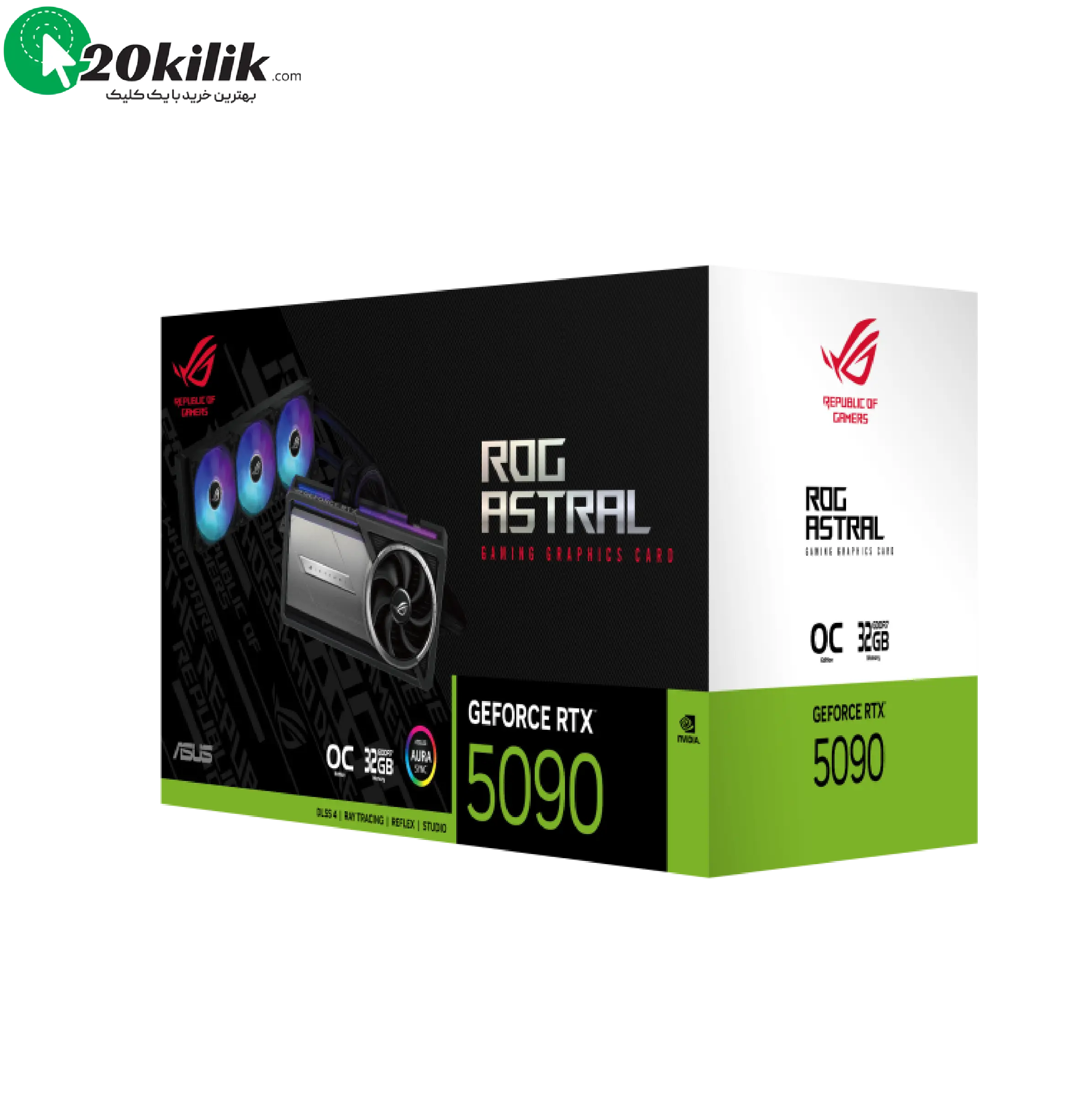 کارت گرافیک ایسوس مدل ROG Astral LC GeForce RTX 5090 32GB GDDR7 OC Edition کارت گرافیک ایسوس مدل ROG Astral LC GeForce RTX 5090 32GB GDDR7 OC Edition - تصویر 7