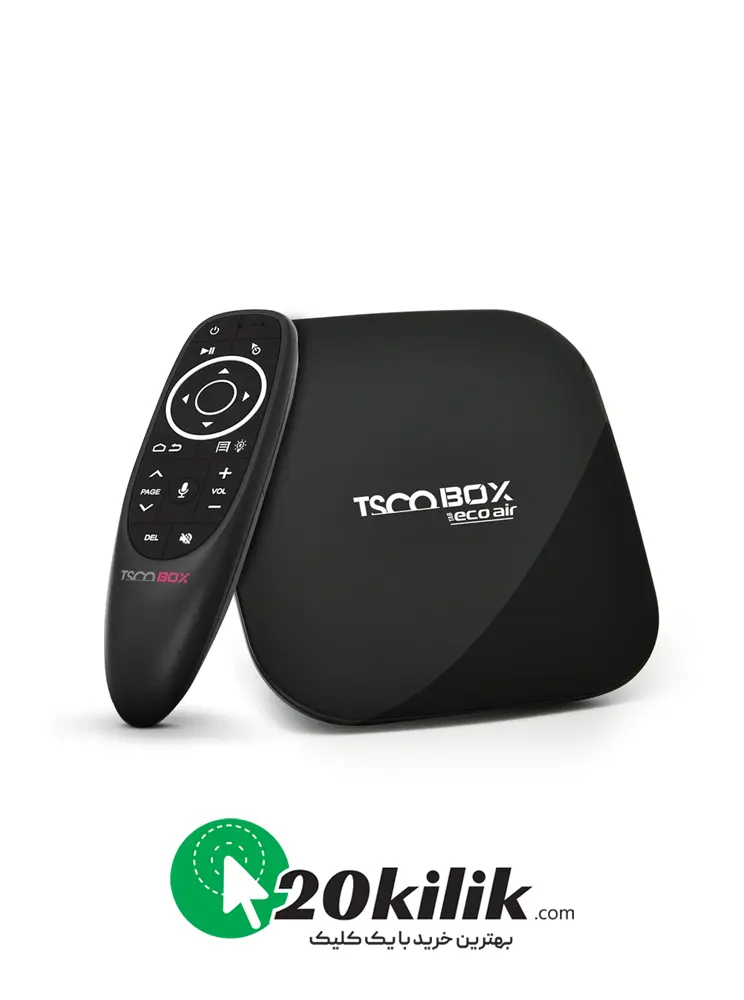 اندروید باکس تسکو مدل TAB ECO AIR به همراه ایر ماوس و اشتراک سه ماهه فیلیمو