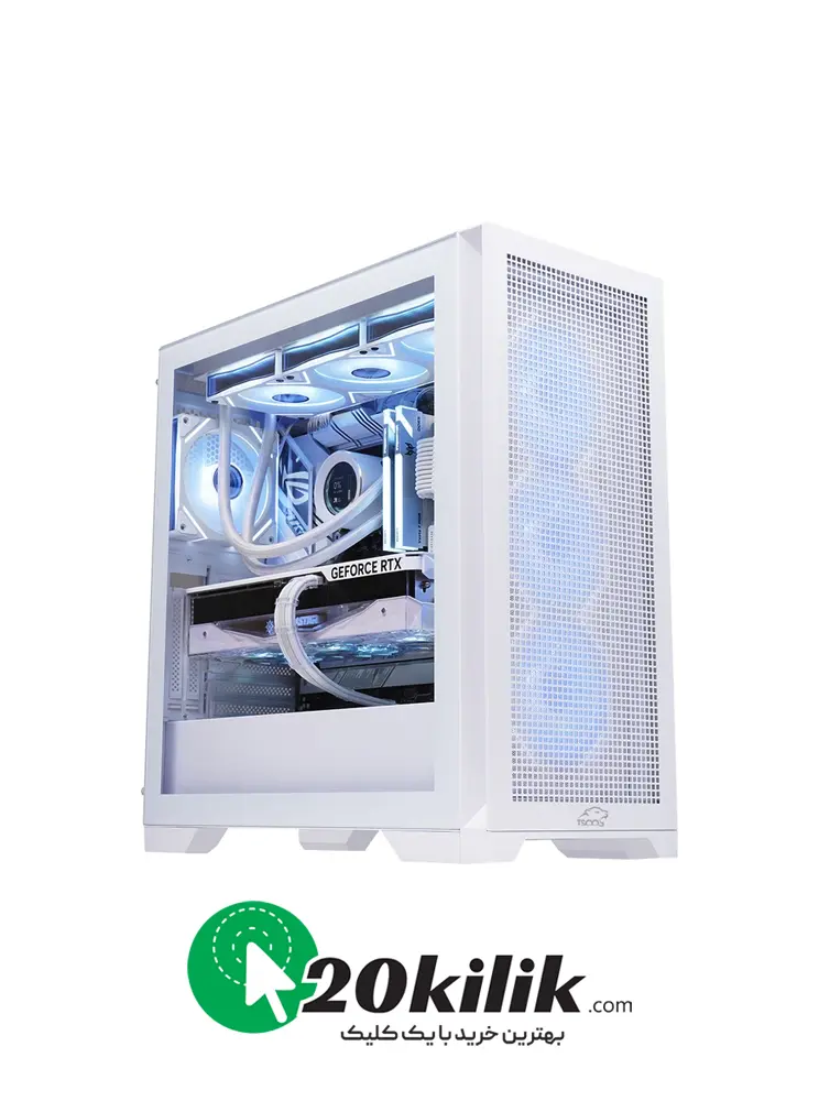کیس کامپیوتر گیمینگ تسکو مدل GC 4510 سفید